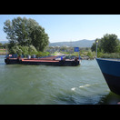 Seit der Flussmitte sind wir in Rumänien